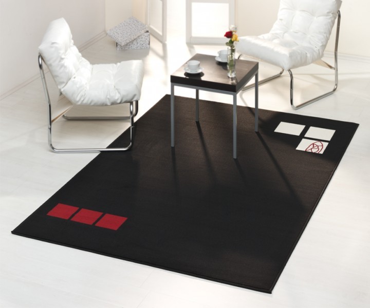 Velours Teppich Nes Schwarz Rot Weiß eBay Velours Teppich Nes Schwarz Rot Weiß eBay