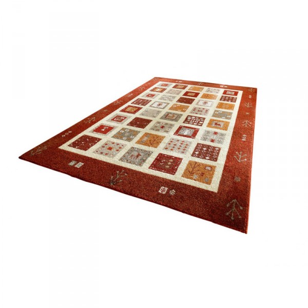 Designer Teppich Himalaya Teppich mit Kelim Musterung Designer Teppich Himalaya Teppich mit Kelim Musterung