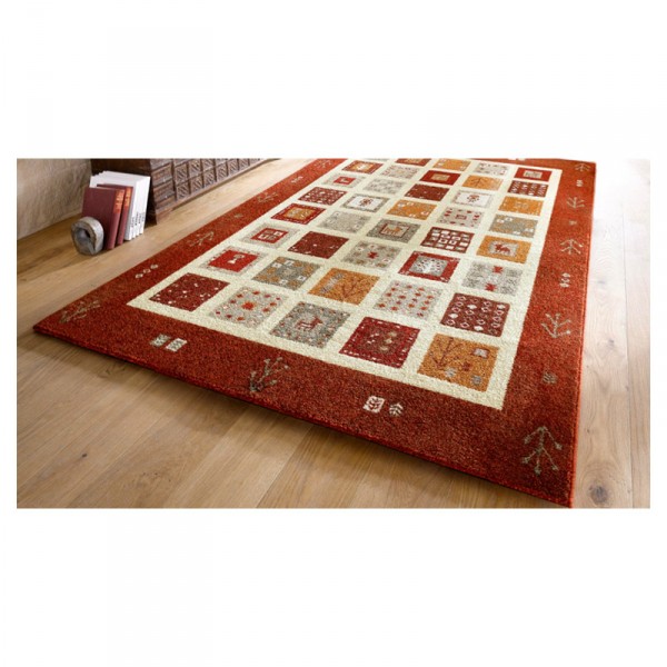 Designer Teppich Himalaya Teppich mit Kelim Musterung Designer Teppich Himalaya Teppich mit Kelim Musterung