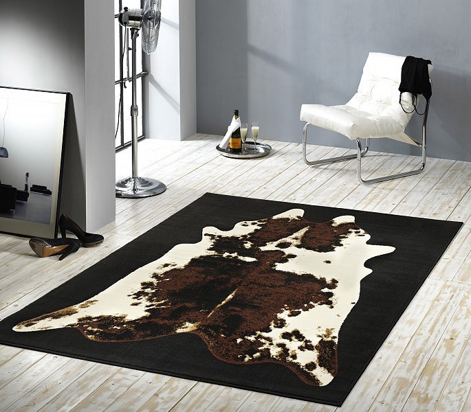 Designer Teppich Muuh! Kuhfell Muster Kurzflor Teppiche Designer Teppich Muuh! Kuhfell Muster Kurzflor Teppiche