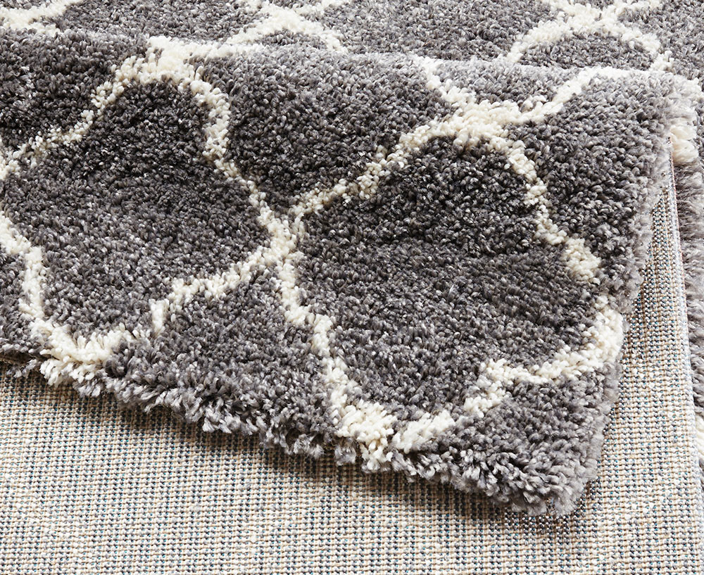 shaggy hochflor teppich creme grau 2